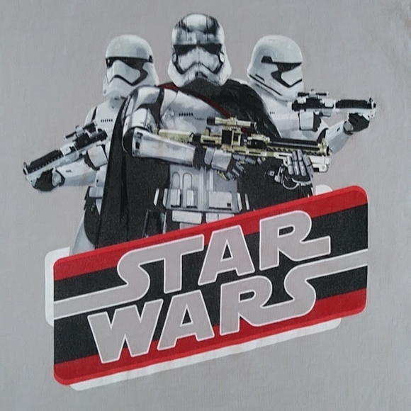 Star Wars Captain Phasma The Force Awakens Unisex T-Shirt L Gray Stormtroopers - Picture 4 of 7